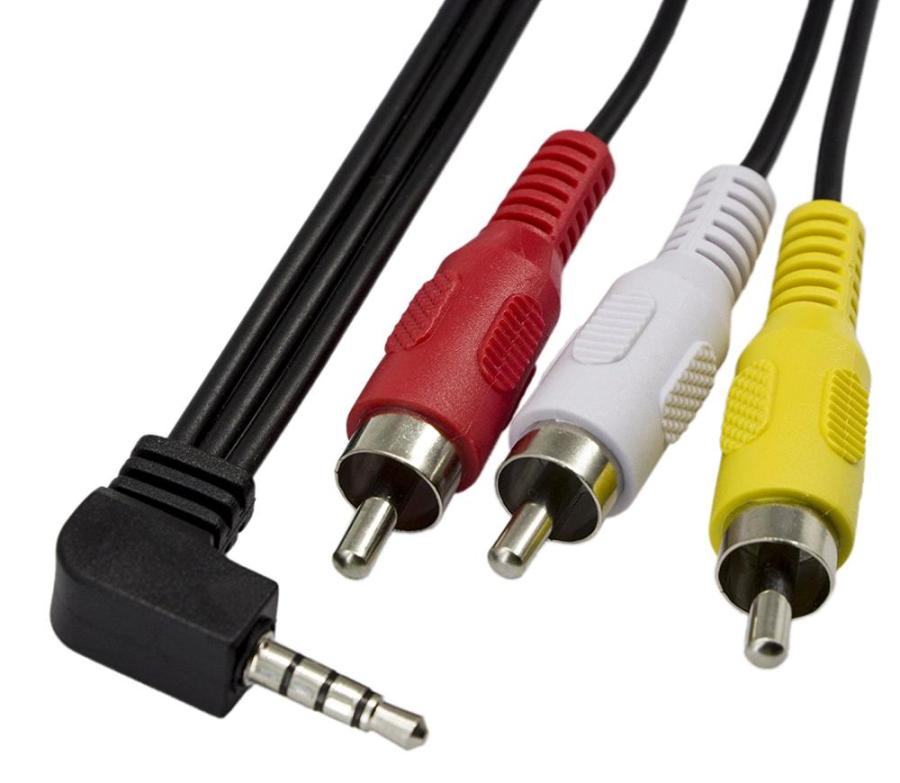 RCA audio cable  1m / 3xRCA - Jack 3.5mm #1