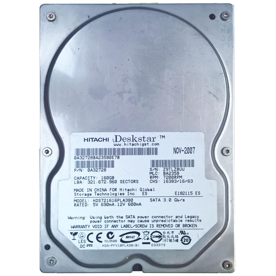 HDD 3.5" SATA HITACHI HDS721616PLA380 #1