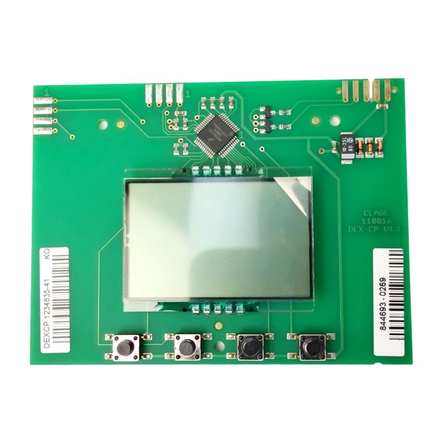 Плата индикации CLAGE 110016 DEX-CP V1.1 #1