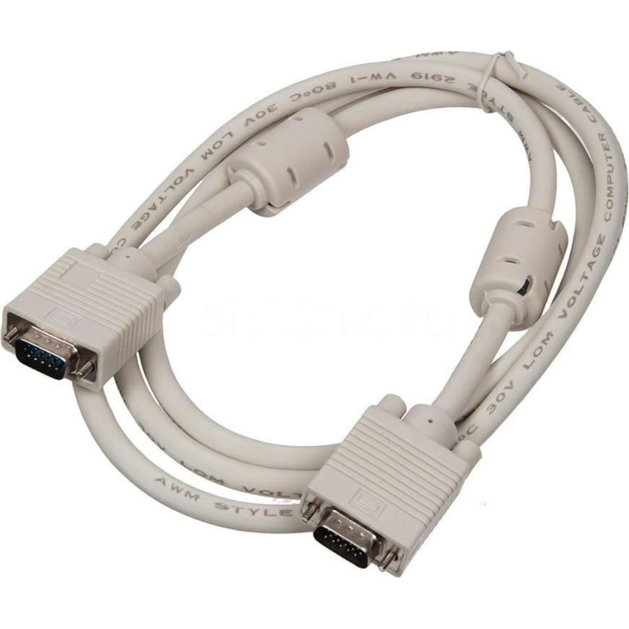 Кабель SVGA 15M/15M  VGA 15M - VGA 15M 1.2m FB #1