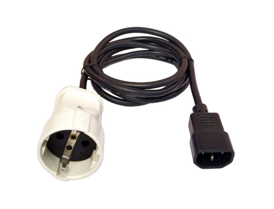 Кабели питания CEE7/7  CEE7/3 - IEC-C14 3G×0.75мм² 1.8M #1
