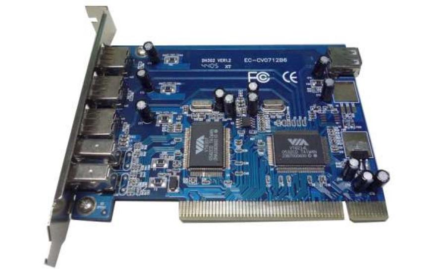 Контроллер PCI USB VIA COMBO DH302 EC-CV0712B6 #1
