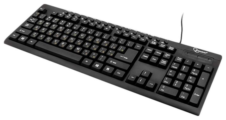 Клавиатура проводная GEMBIRD KB-8300U-BL-R #1