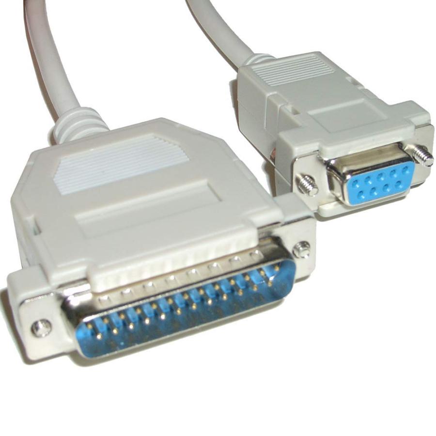 Кабель LPT  DB-25 (M) - DB-9 (F) 1M #1