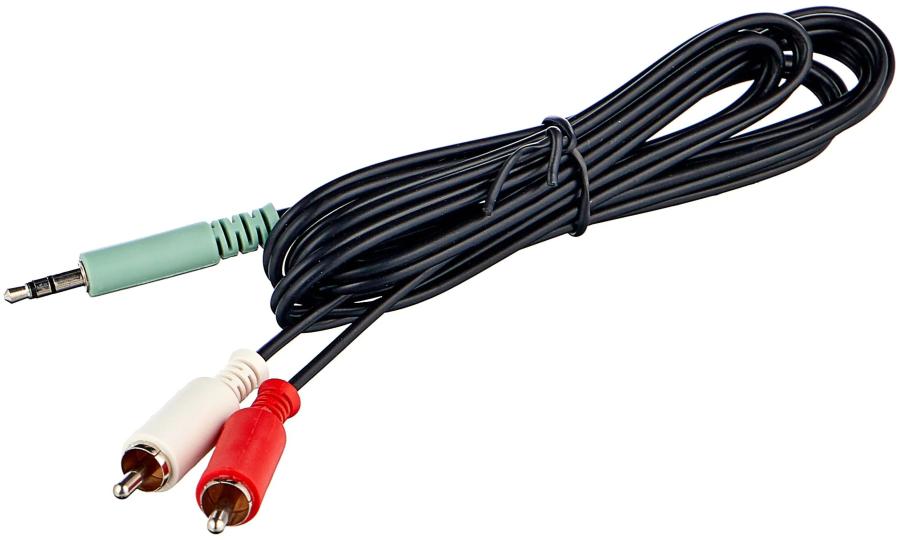 RCA audio cable MICROLAB MiniJack 3.5mm (M ) - 2xRCA (M) 1.8m #1