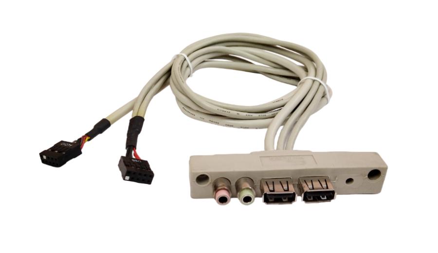 Интерфейсный модуль SAN SHING 2x USB 2.0 / 2x MiniJack 3.5 (SPK, MIC) #1