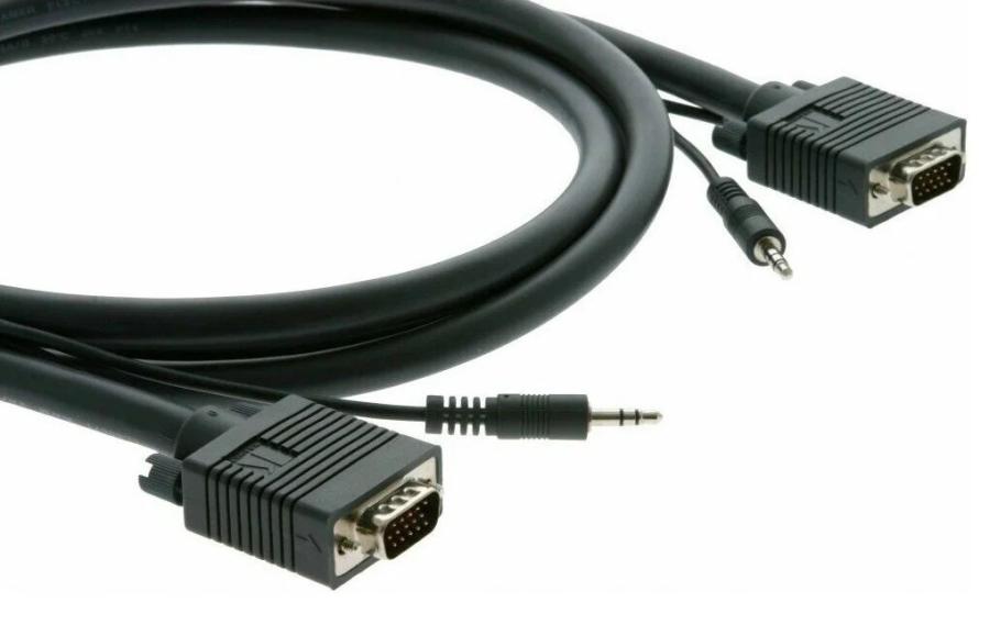 Кабель SVGA 15M/15M KRAMER VGA (D-Sub) + Jack 3.5 mm 1.8M #1