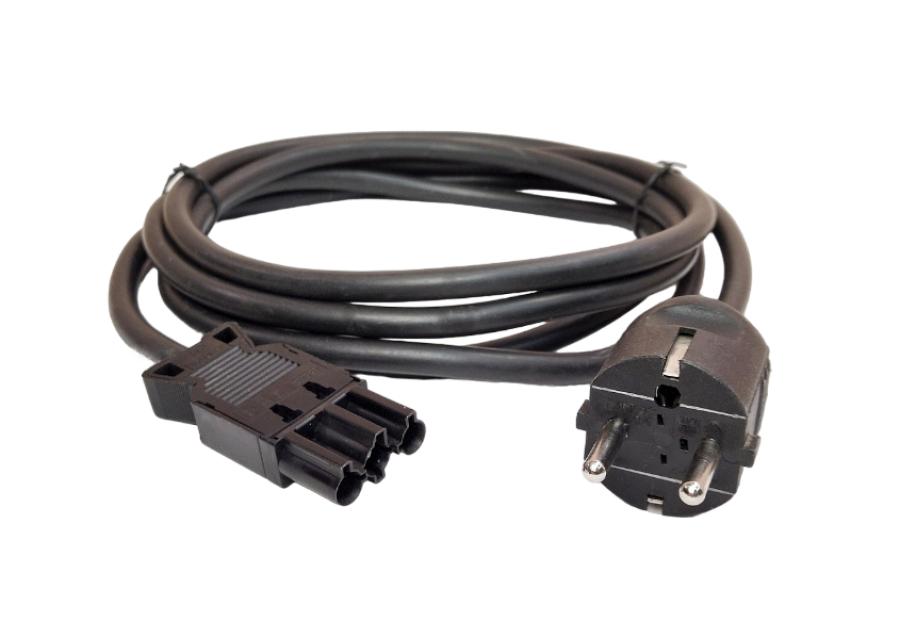 Кабель питания BS5733 Wieland IEC CEE7/7 - ST18/3BK1 3x1.5mm² 2.5M #1