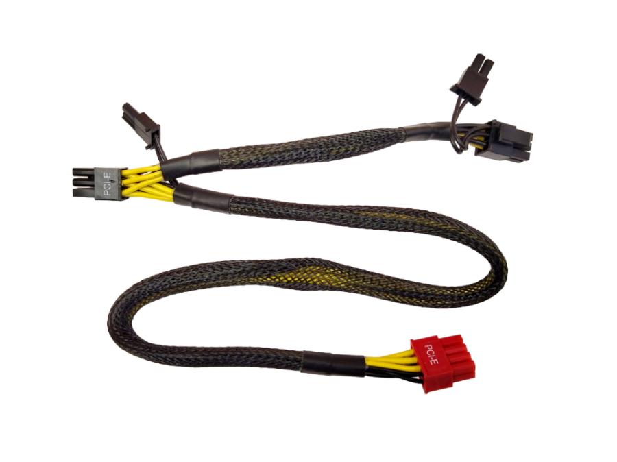 Переходник питания  PCI-E 8Pin (M) - 2x PCI-E 6+2Pin (M) #1