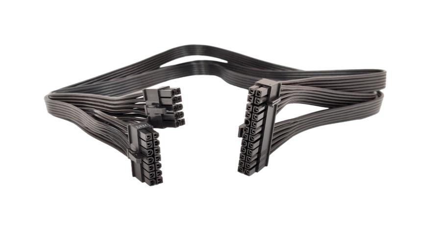 Переходник питания  14-Pin PCI-E (M) + 10-Pin PCI-E (M) - 20+4-Pin PCI-E (M) 0.7M #1