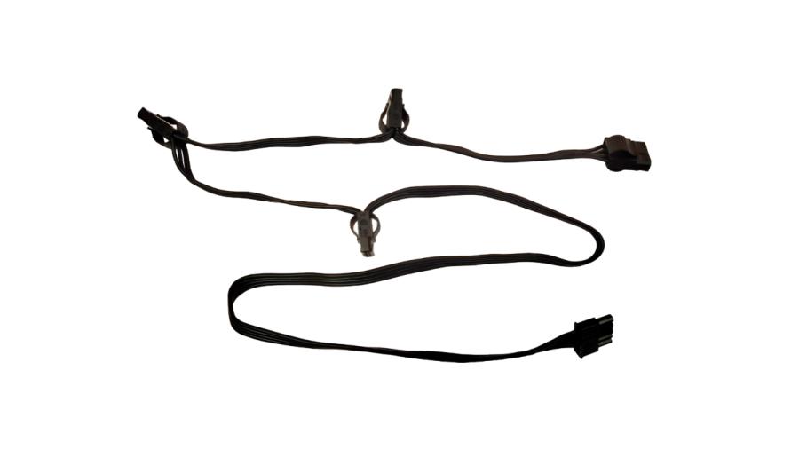 Переходник питания  PCI-E 5Pin (M) - 4x Molex 4Pin (M) 0.9M #1