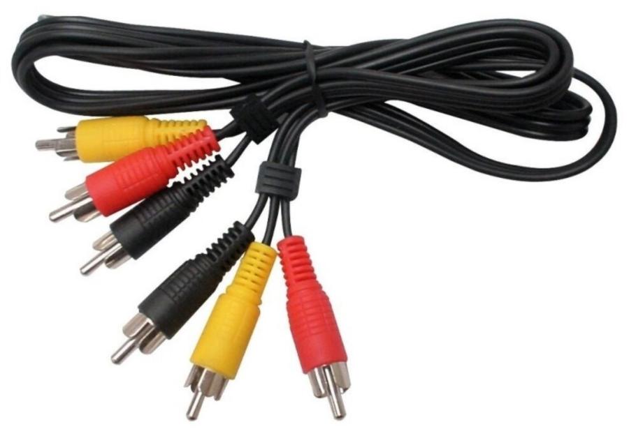 RCA video cable  1.2m/2x3RCA #1