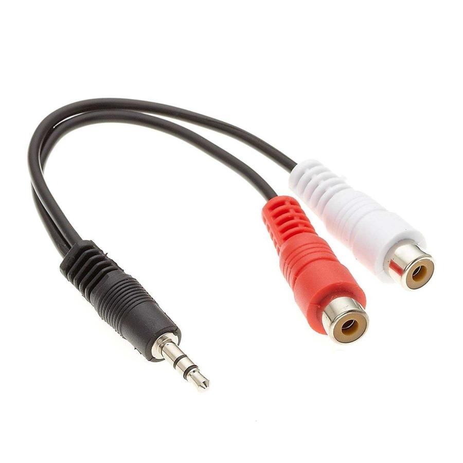 RCA audio cable  MiniJack 3.5 (M) - 2xRCA (F) 0.2M #1