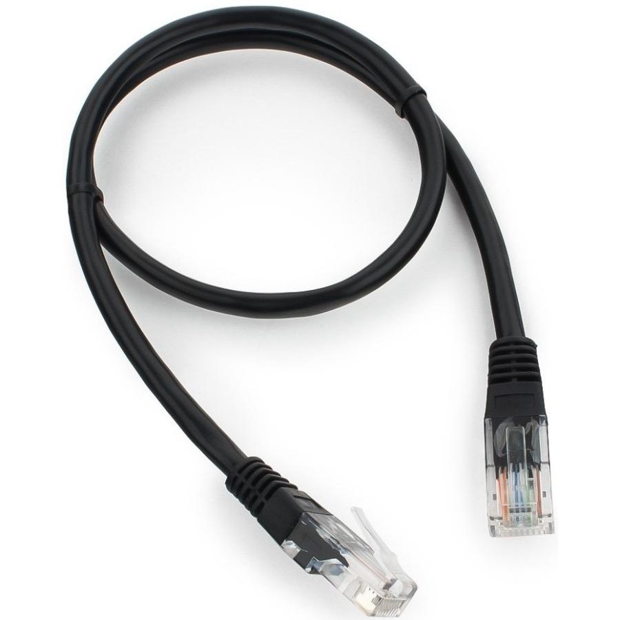 Патч-корд  U/UTP Cat.5E 1.8m Чёрный #1