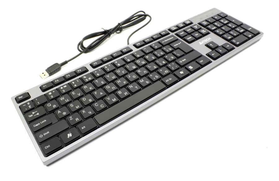 Клавиатура проводная A4tech Slim KD-300 #1