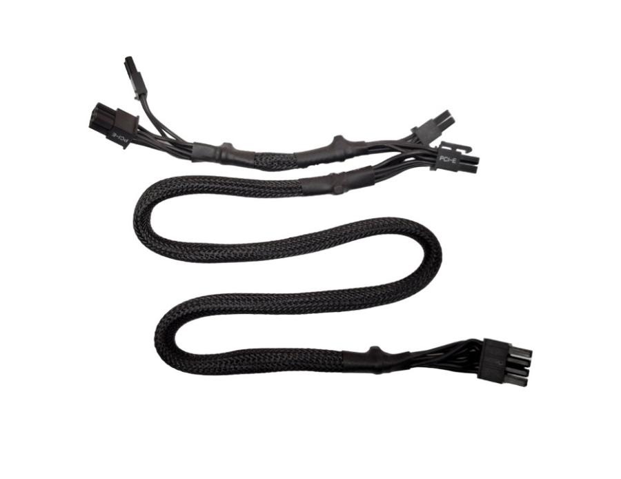 Переходник питания CORSAIR PCI-E 8Pin (M) -  2x PCI-E 6+2Pin (M) 0.6M #2