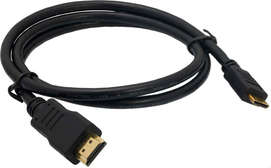 Кабель интерфейсный  HDMI (M) - MiniHDMI (M) 1.8M #1