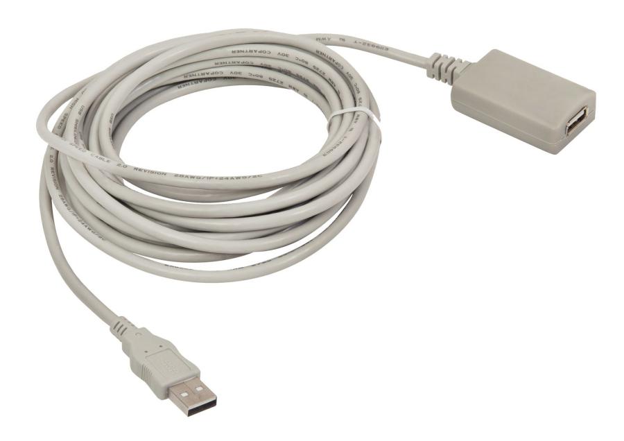 Удлинитель USB  Active USB A (M) - USB A (F) 4.8m GR #1