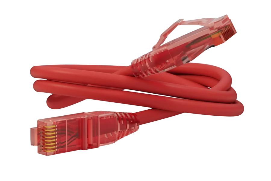Патч-корд HYPERLINE PC-LPM-UTP-RJ45-RJ45-C5e-5M-LSZH-RD #1