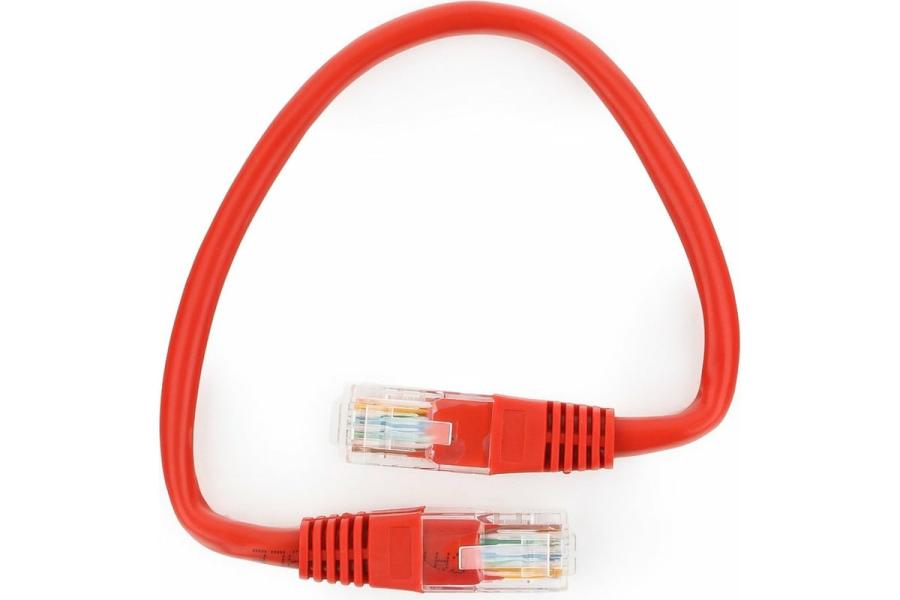 Патч-корд  U/UTP Cat.5E 0.25m Красный #1