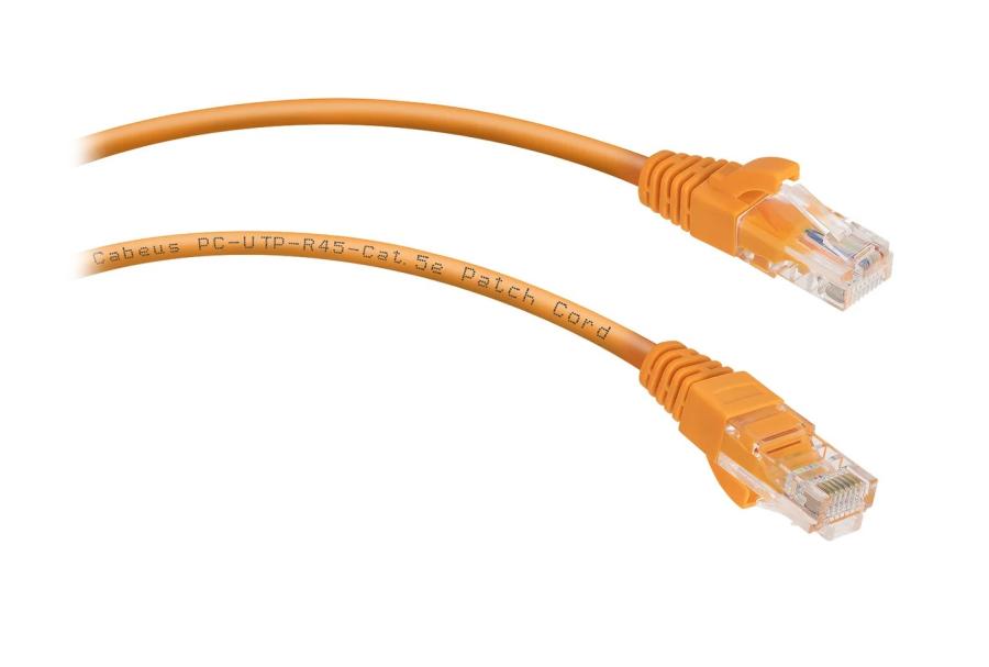 Патч-корд Cabeus  PC-UTP-RJ45-CAT.5E-2M-OR #1