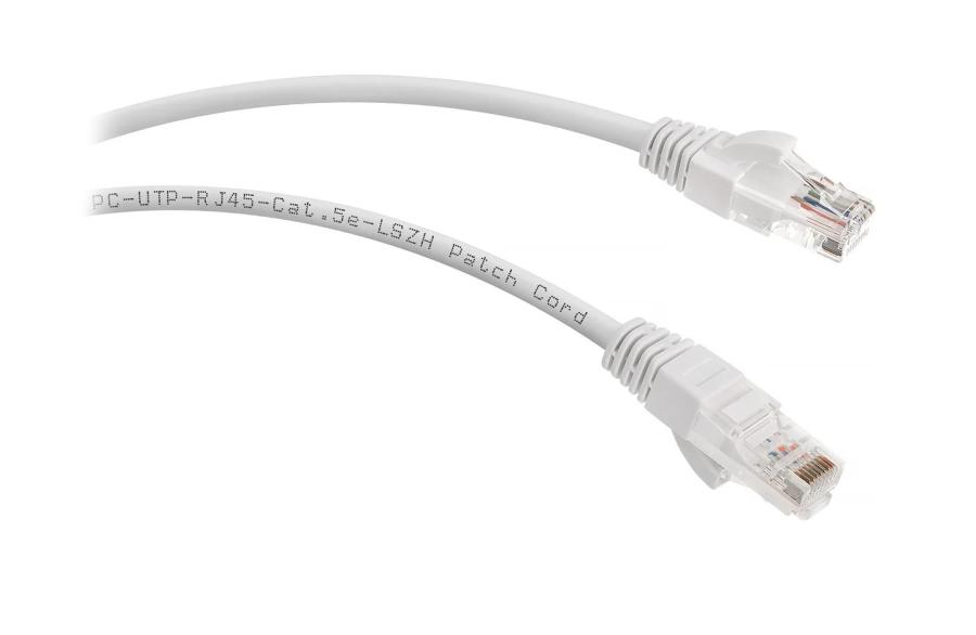 Патч-корд Cabeus PC-UTP-RJ45-CAT.5E-3M-LSZH-GY #1
