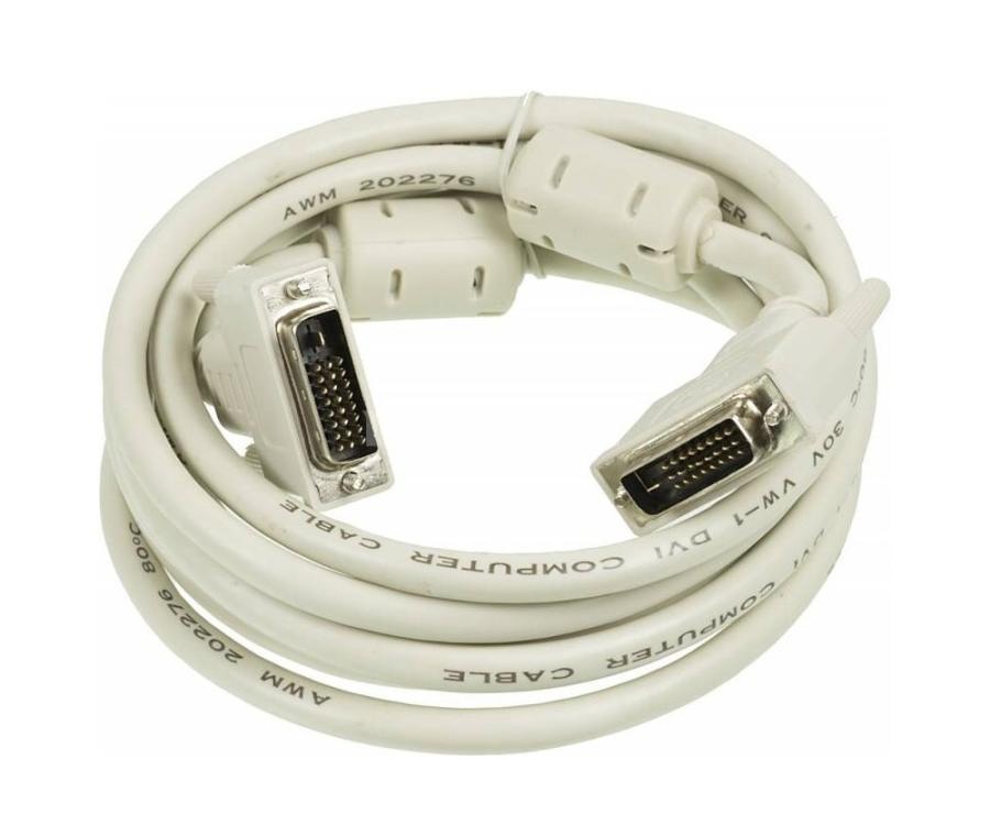 Кабель DVI для ЖК мониторов  DVI-D (M) - DVI-D (M) 3m Dual link gy fb #1