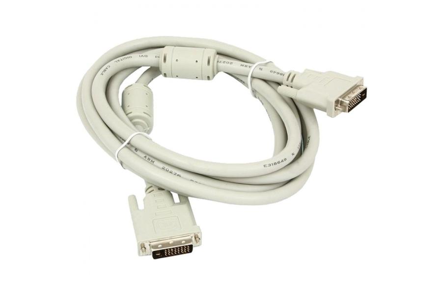 Кабель DVI для ЖК мониторов  DVI-D (M) - DVI-D (M) 1.8m Dual link fb #1