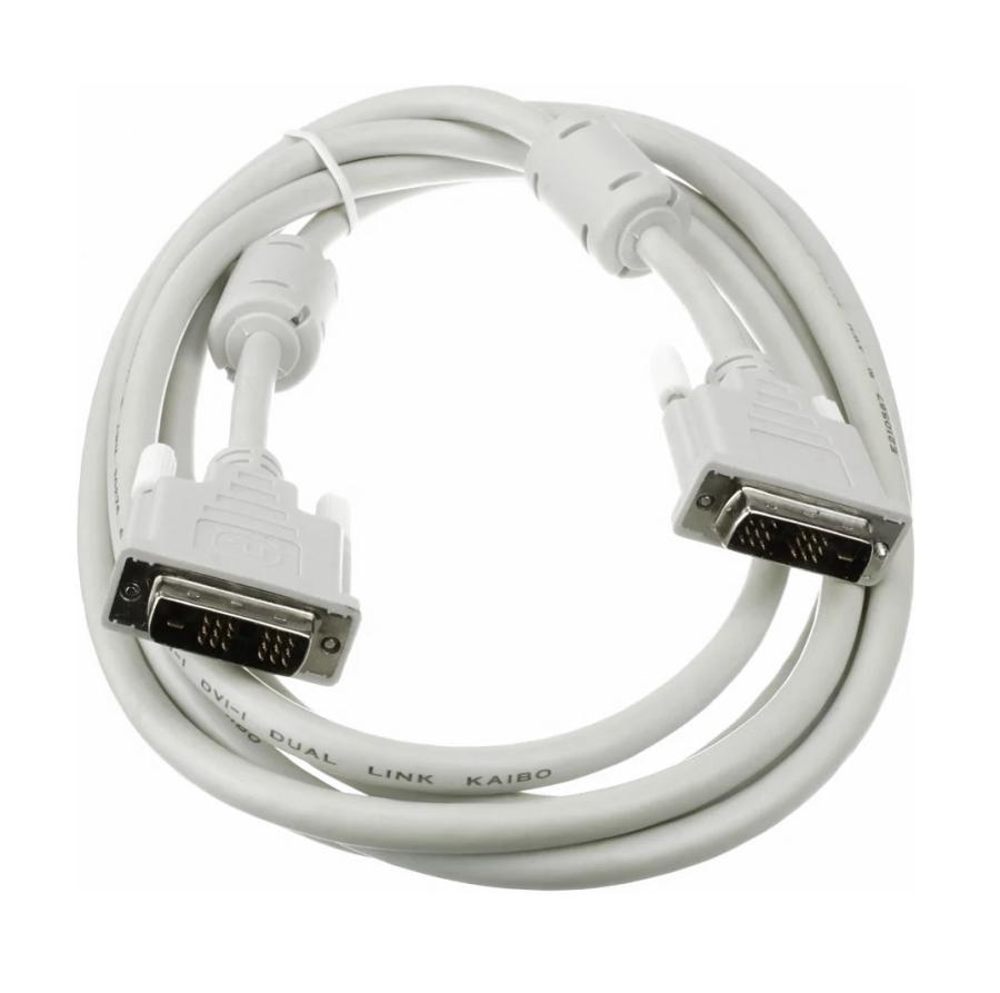 Кабель DVI для ЖК мониторов  DVI-I (M) - DVI-I (M) 1.8m Single link gy fb #1