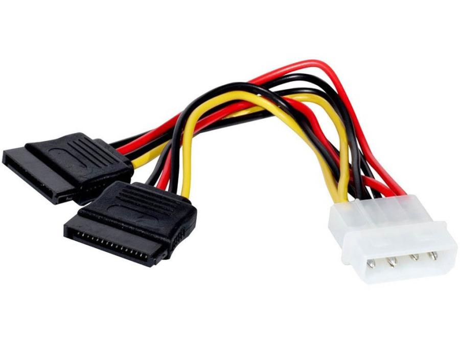 Переходник питания  Molex 4Pin - 2x SATA 15Pin #1