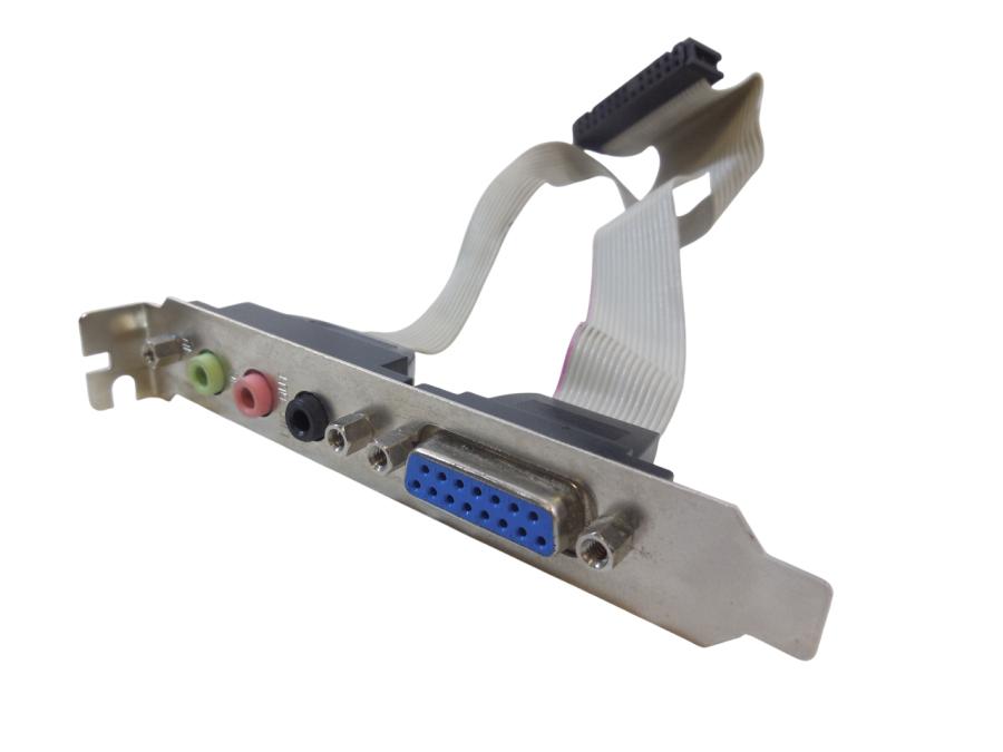 Планка расширения  Gameport MIDI + 3x MiniJack 3.5 (F) #1