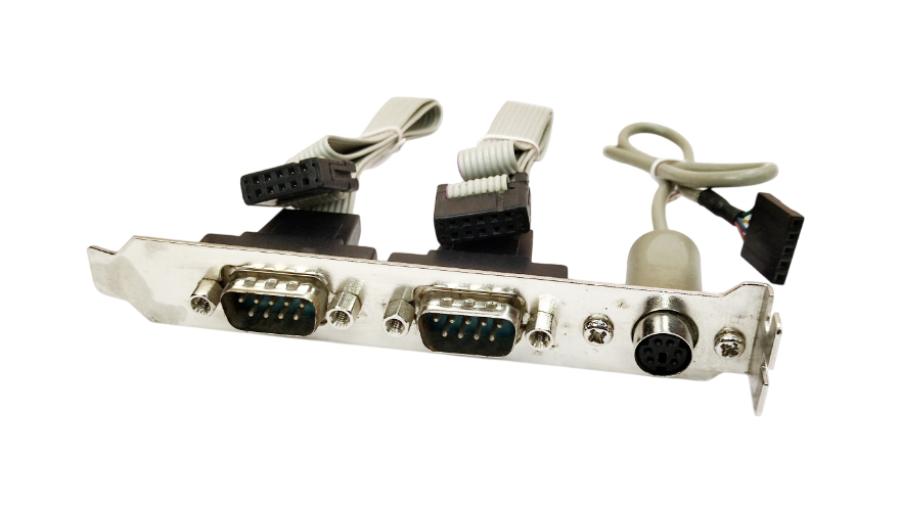 Планка расширения  2x COM DB-9 (M) + PS/2 #1