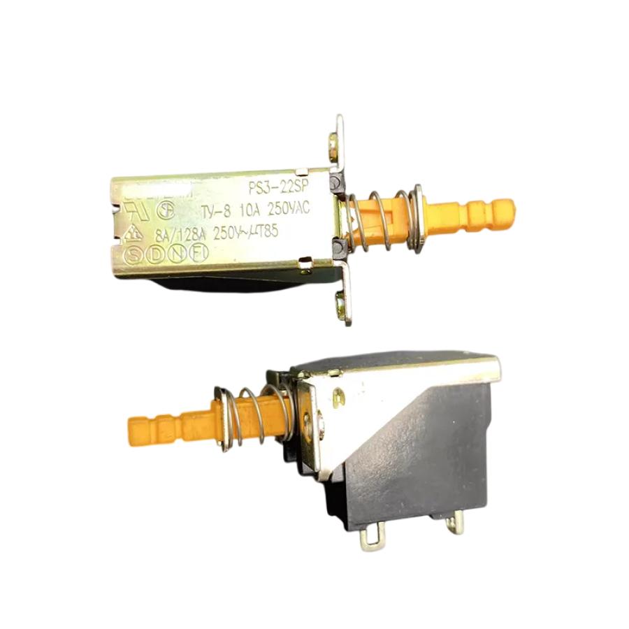 Выключатель кнопочный с фиксацией  SOLTEAM PS3-22SP #1