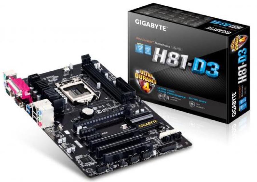 MB LGA 1150 GIGABYTE GA-H81-D3 #1