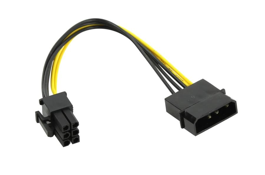 Переходник питания  Molex 4Pin (F) - PCI-E 6Pin (M) #1