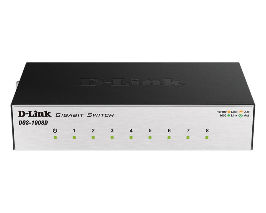 Коммутатор неуправляемый D-LINK DGS-1008D/J2 #1