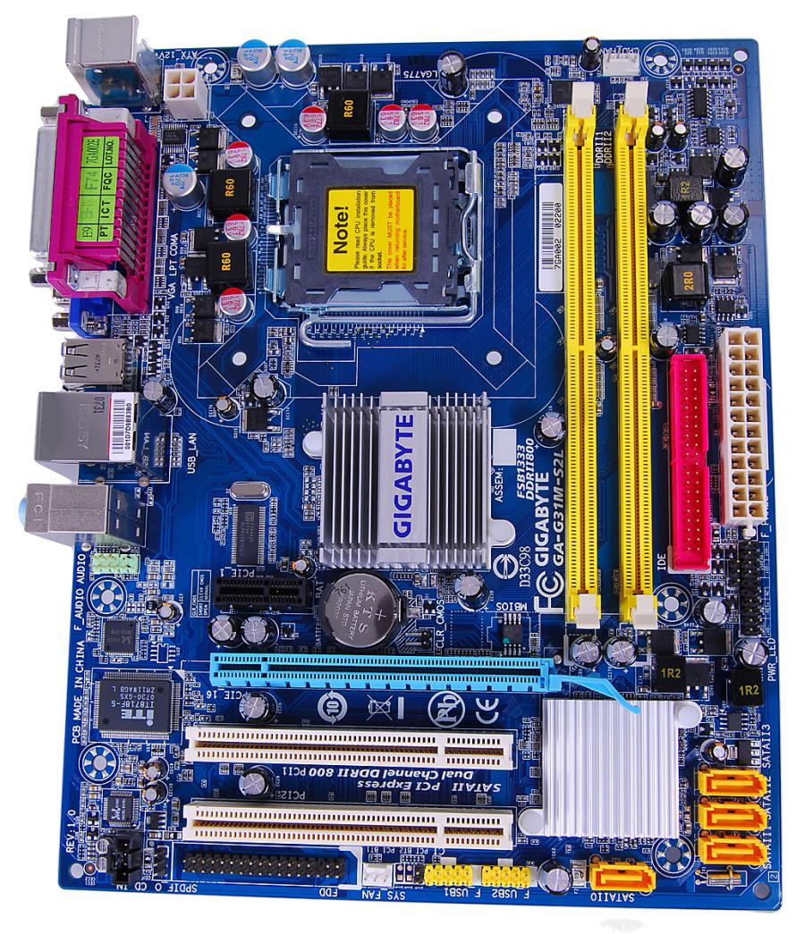 MB LGA 775 GIGABYTE GA-G31M-ES2L #1
