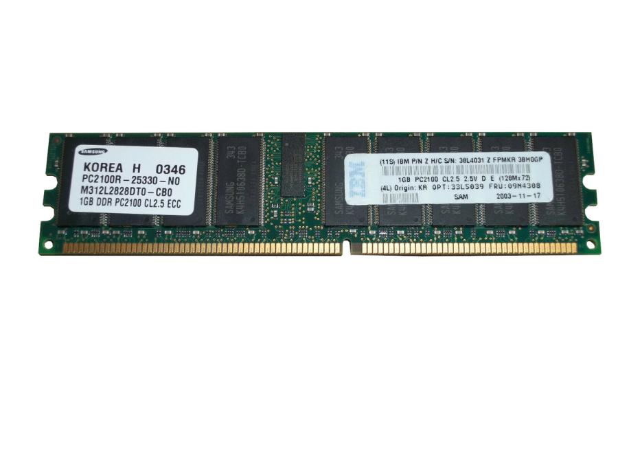 DDR1 DIMM ECC Reg IBM 09N4308 #1