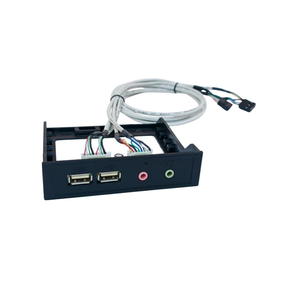 Передняя панель ввода-вывода  2x USB 2.0 + Mic IN + Audio OUT #1