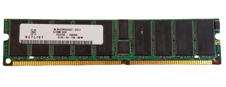 DDR1 DIMM ECC Reg NETLIST NL9647RD64042-D27J #1