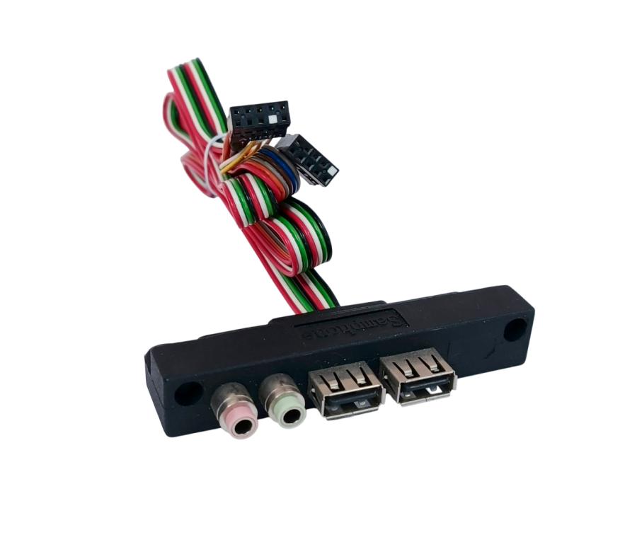 Передняя панель ввода-вывода  2x USB 2.0 / 2x MiniJack 3.5 (SPK, MIC) #1