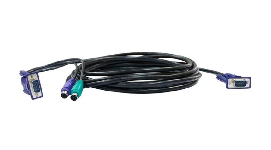 Кабель KVM  DB15(M) - DB15(M)+2xPS/2 1.2M #1