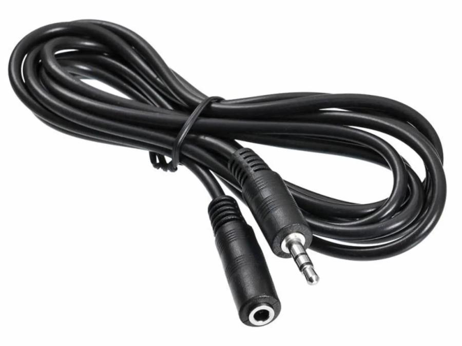 Кабель интерфейсный  MiniJack 3.5 (F) - MiniJack 3.5 (M) 3m #1