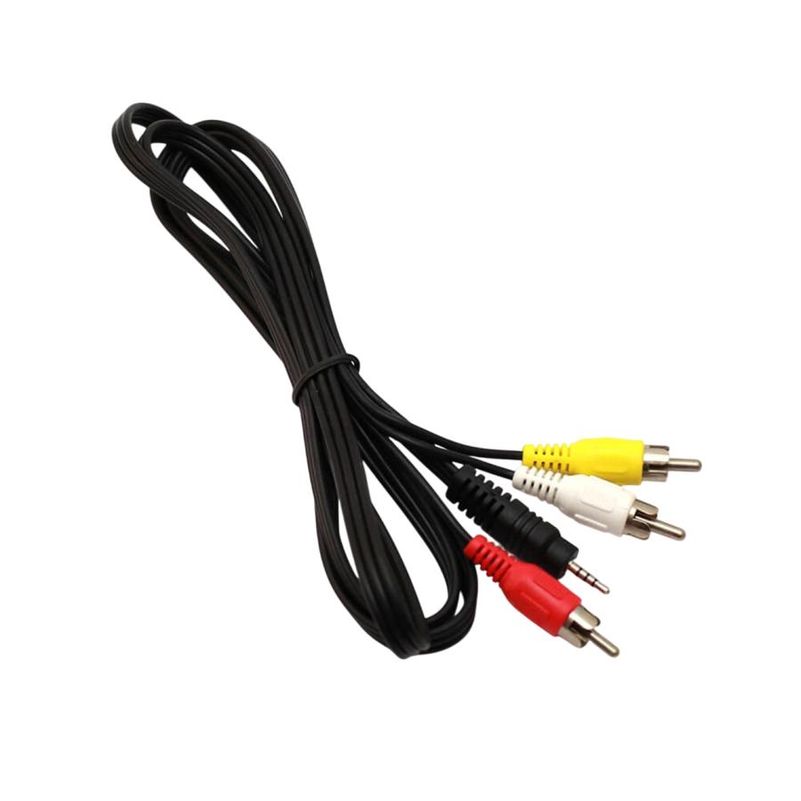 RCA video cable  MiniJack 2.5 (M) - 3xRCA (M) 1.1M #1