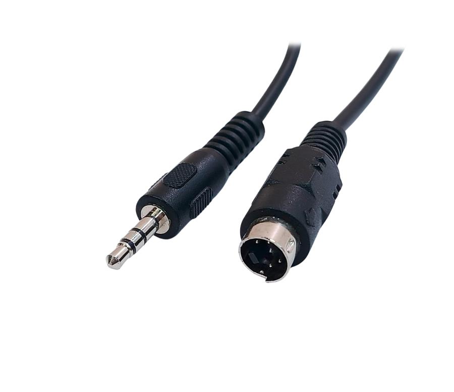 Кабель интерфейсный  MiniJack 3.5mm 3pin - S-video 4pin 1m #1