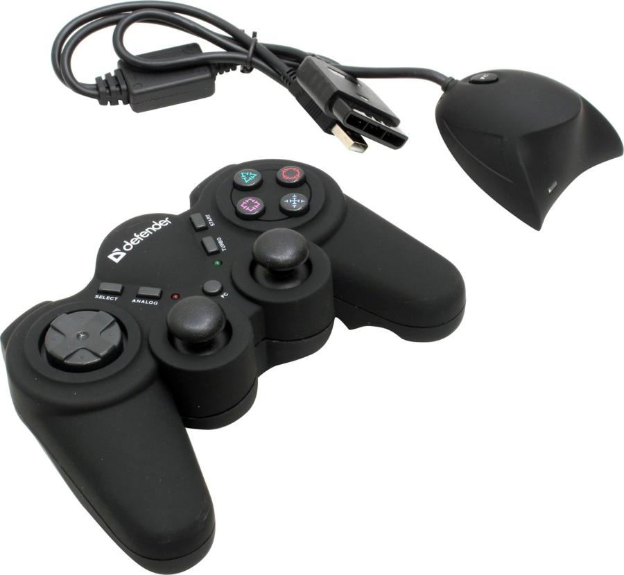 Игровой контроллер Defender GAME RACER WIRELESS PRO #1