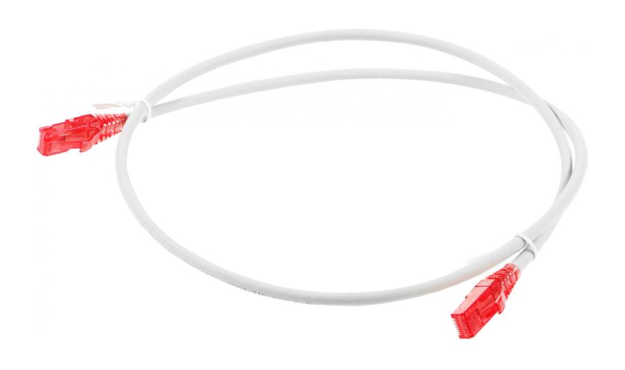 Патч-корд HYPERLINE PC-LPM-UTP-RJ45-RJ45-C5e-1M-LSZH-GY #1