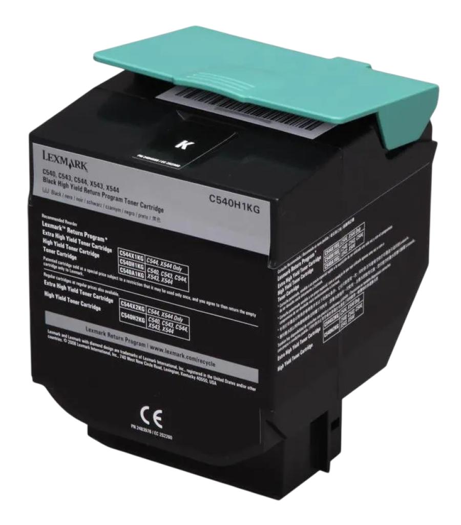 Laser A4 Color Black картриджи Lexmark C540H1KG #1