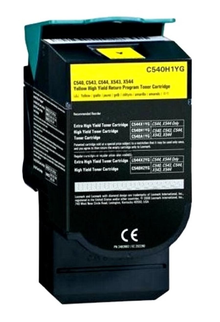 Laser A4 Color СMY картридж Lexmark C540H1YG #1