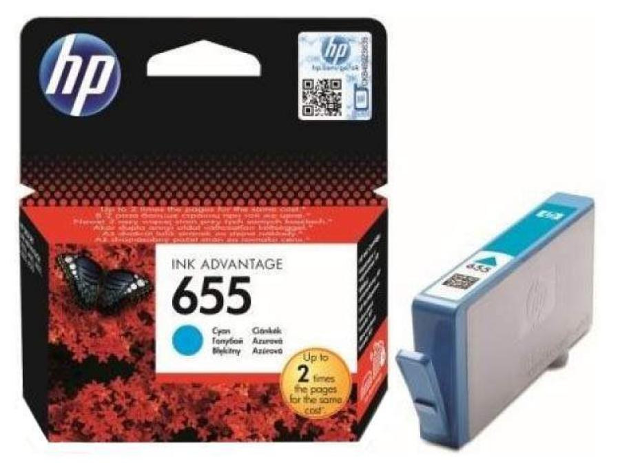 Картридж Ink Color CMY HP 655 (CZ110AE) Cyan #1